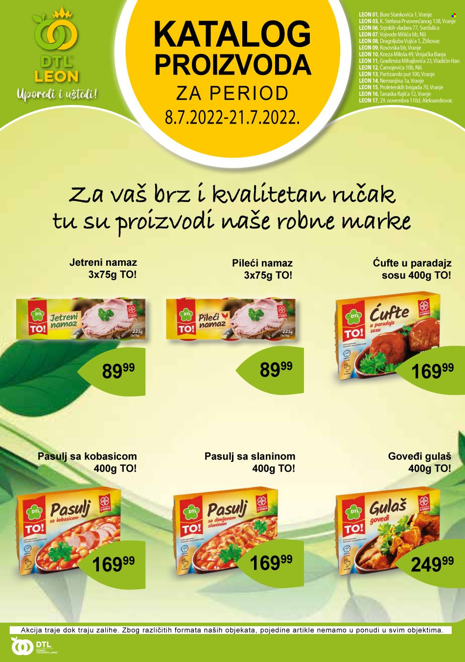 Leon Diskont katalog - 08.07.2022 - 21.07.2022. Stranica 1