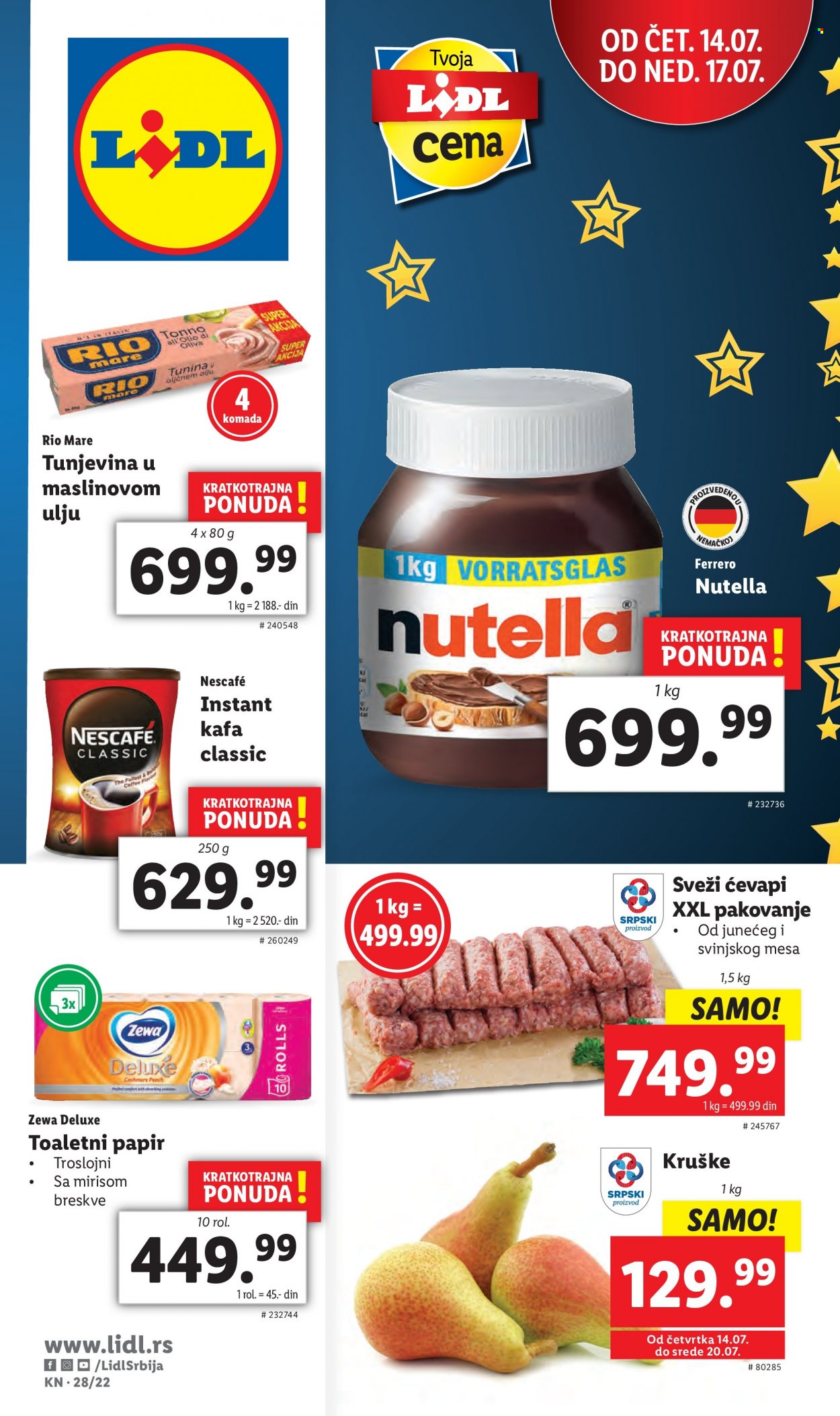 Lidl katalog - 14.07.2022 - 20.07.2022. Stranica 1