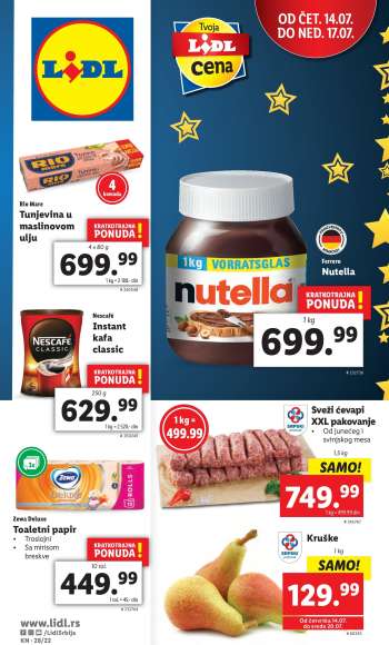 Lidl katalog - 14.07.2022 - 20.07.2022.