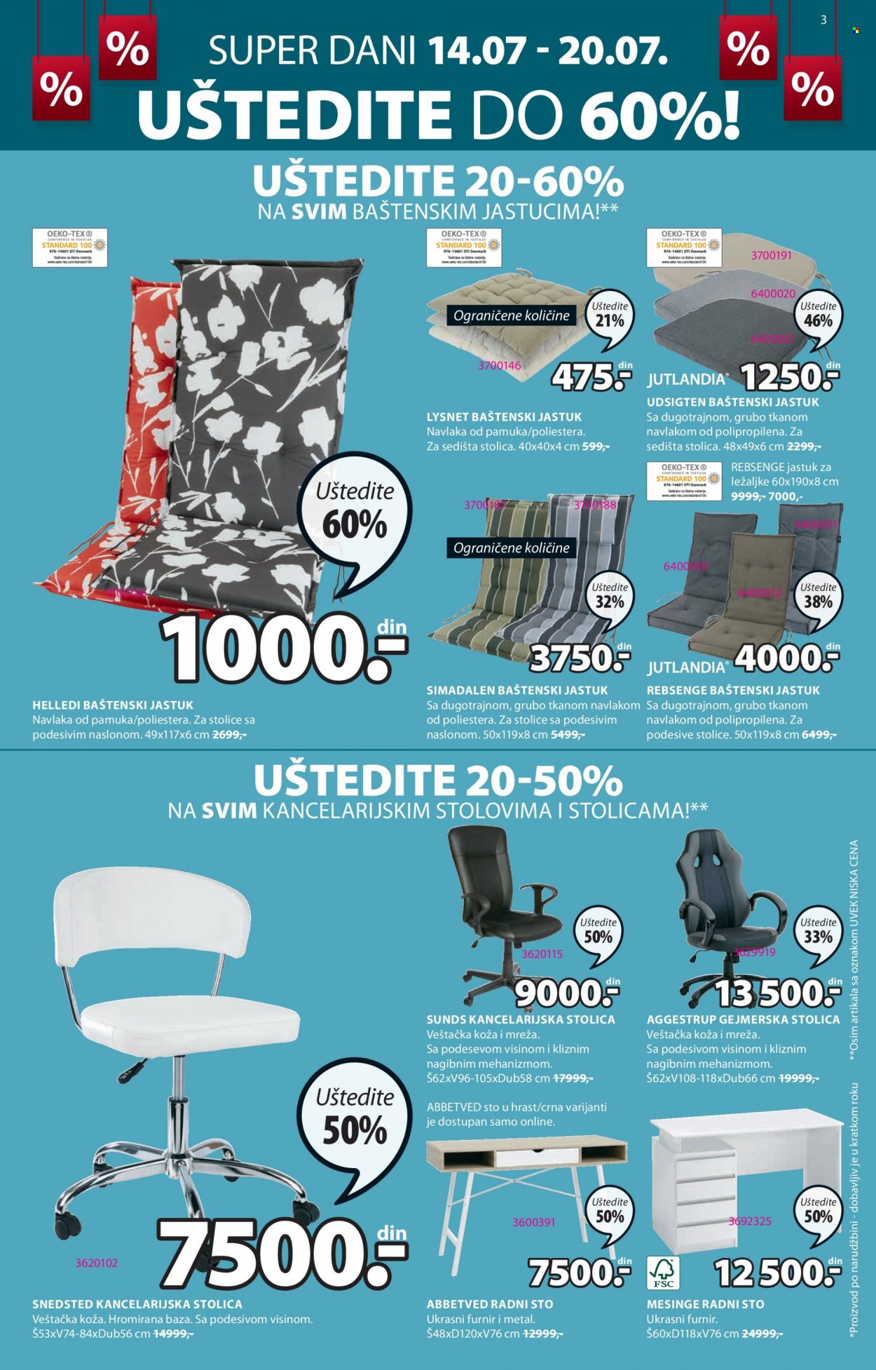 JYSK katalog • NEDELJNE PONUDE • Od 14.07. strana 3