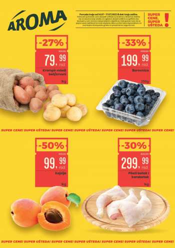 Aroma Market katalog - 14.07.2022 - 17.07.2022.