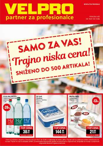 Velpro katalog - 18.07.2022 - 13.08.2022.