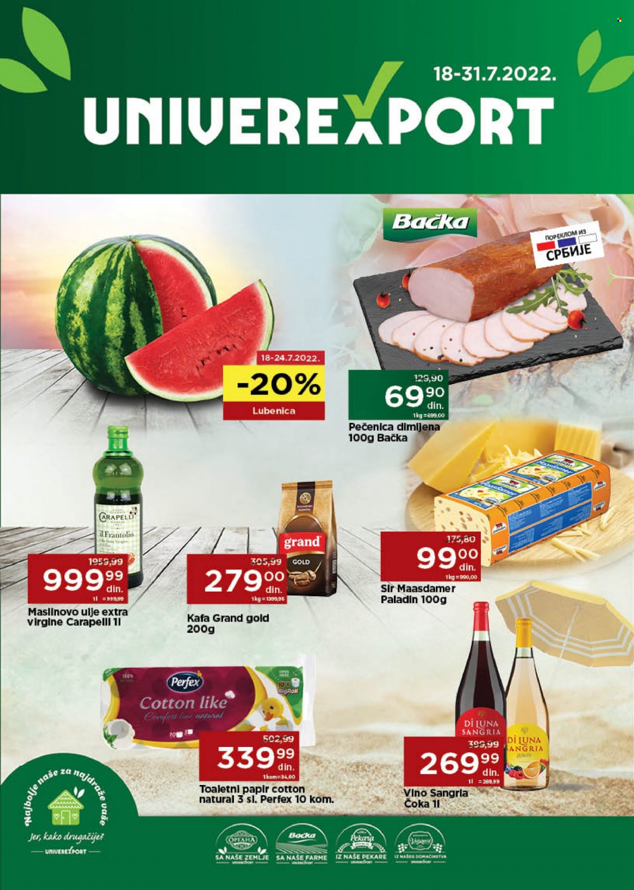 Univerexport katalog - 18.07.2022 - 31.07.2022. Stranica 1