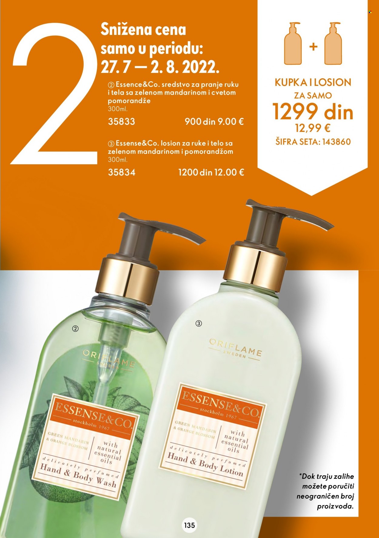 Oriflame katalog - 20.07.2022 - 02.08.2022. Stranica 135
