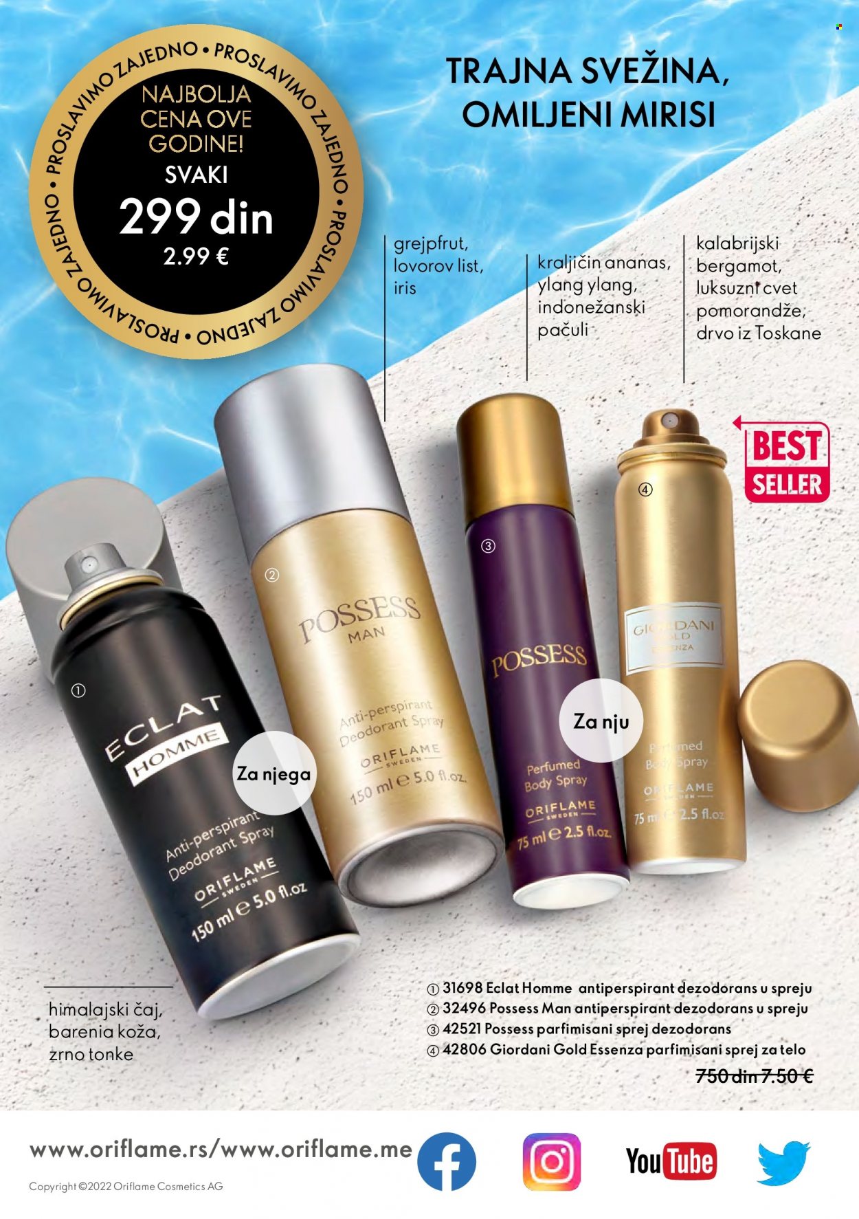 Oriflame katalog - 20.07.2022 - 02.08.2022. Stranica 136