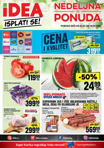 Idea katalog - 22.07.2022 - 28.07.2022.