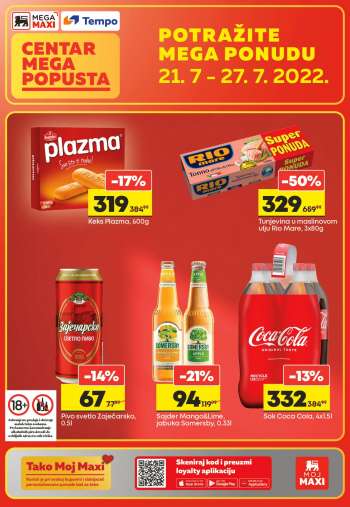 Mega Maxi katalog - 21.07.2022 - 27.07.2022.