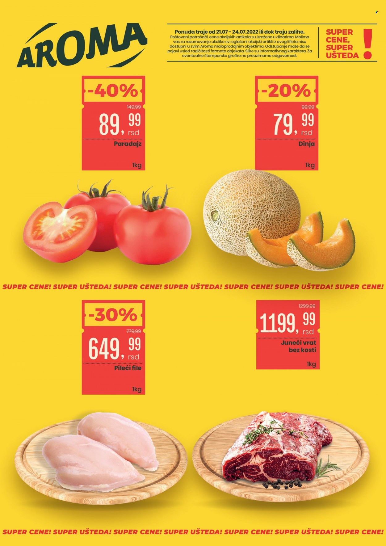 Aroma Market katalog - 21.07.2022 - 24.07.2022. Stranica 1