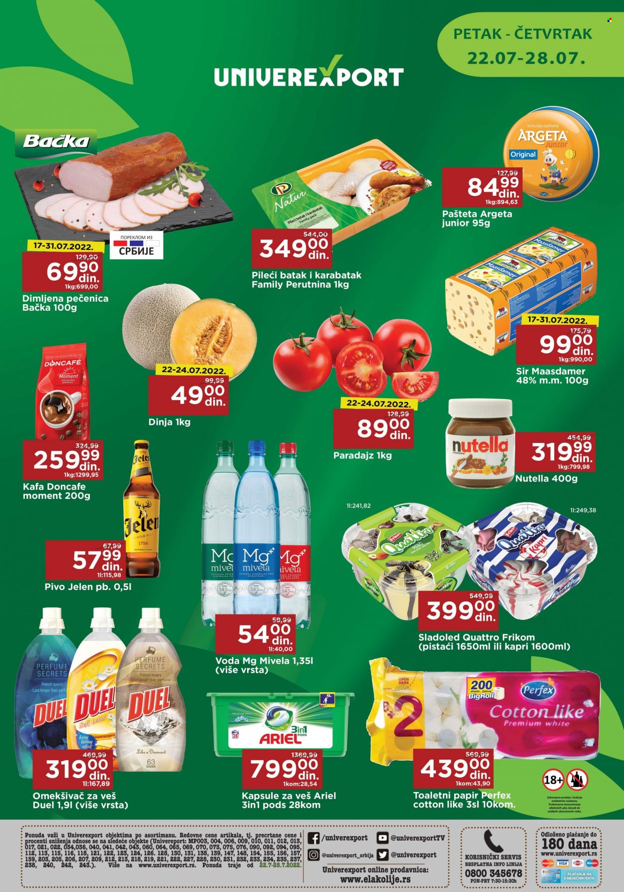 Univerexport katalog - 22.07.2022 - 28.07.2022. Stranica 1