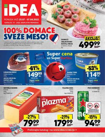 Idea katalog - 25.07.2022 - 07.08.2022.