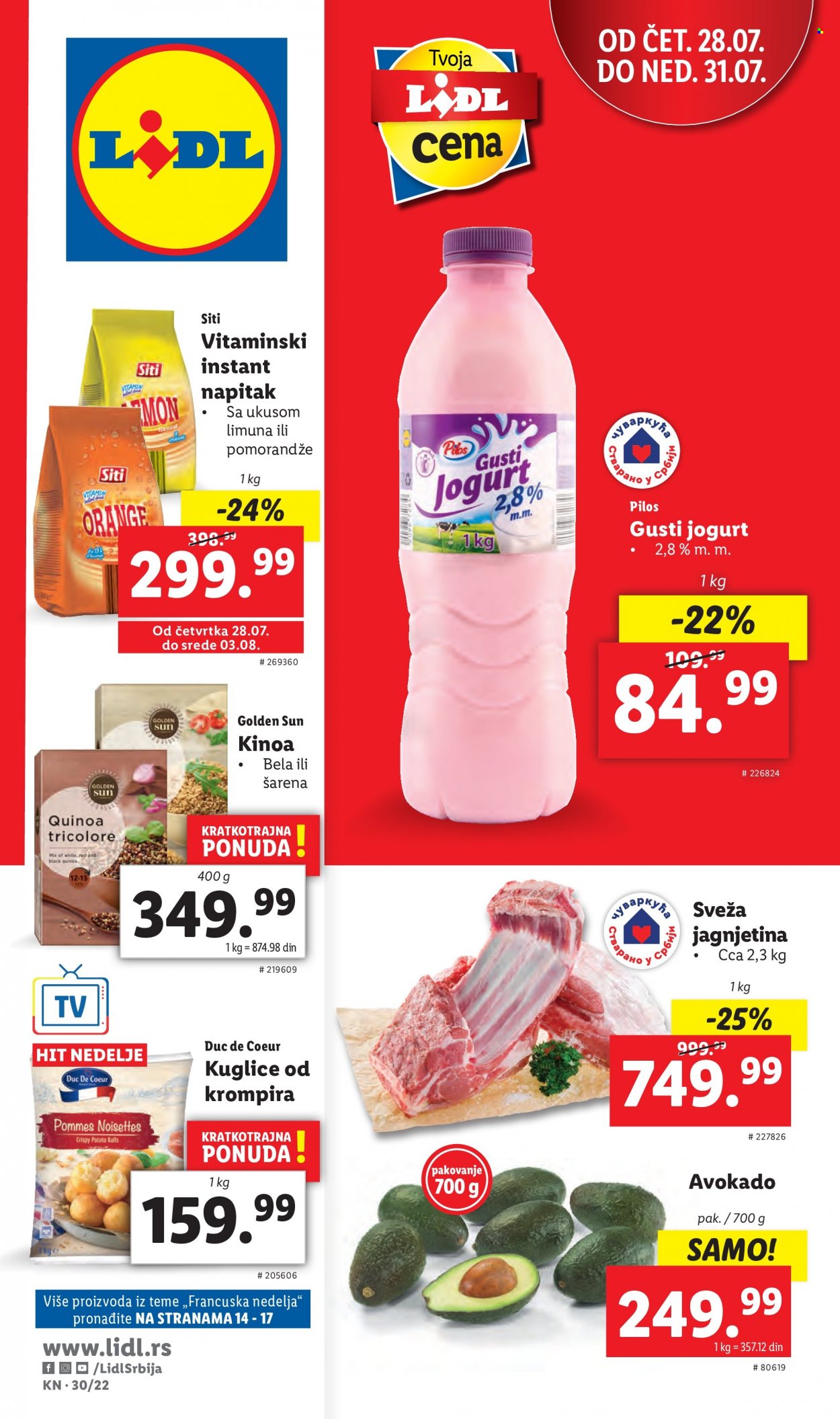 Lidl katalog - 28.07.2022 - 03.08.2022. Stranica 1