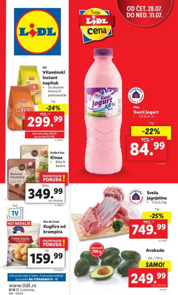 Lidl katalog - 28.07.2022 - 03.08.2022.