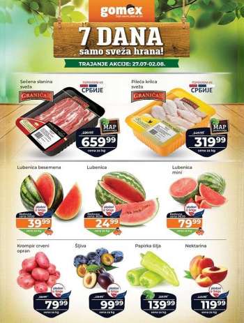 Gomex katalog - 27.07.2022 - 02.08.2022.