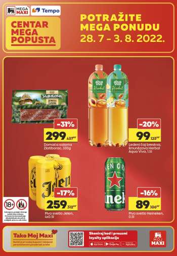 Mega Maxi katalog - 28.07.2022 - 03.08.2022.