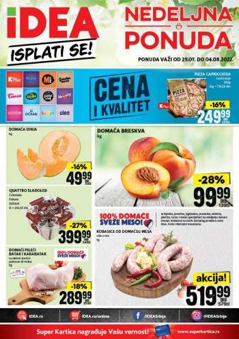 Idea katalog - 29.07.2022 - 04.08.2022.