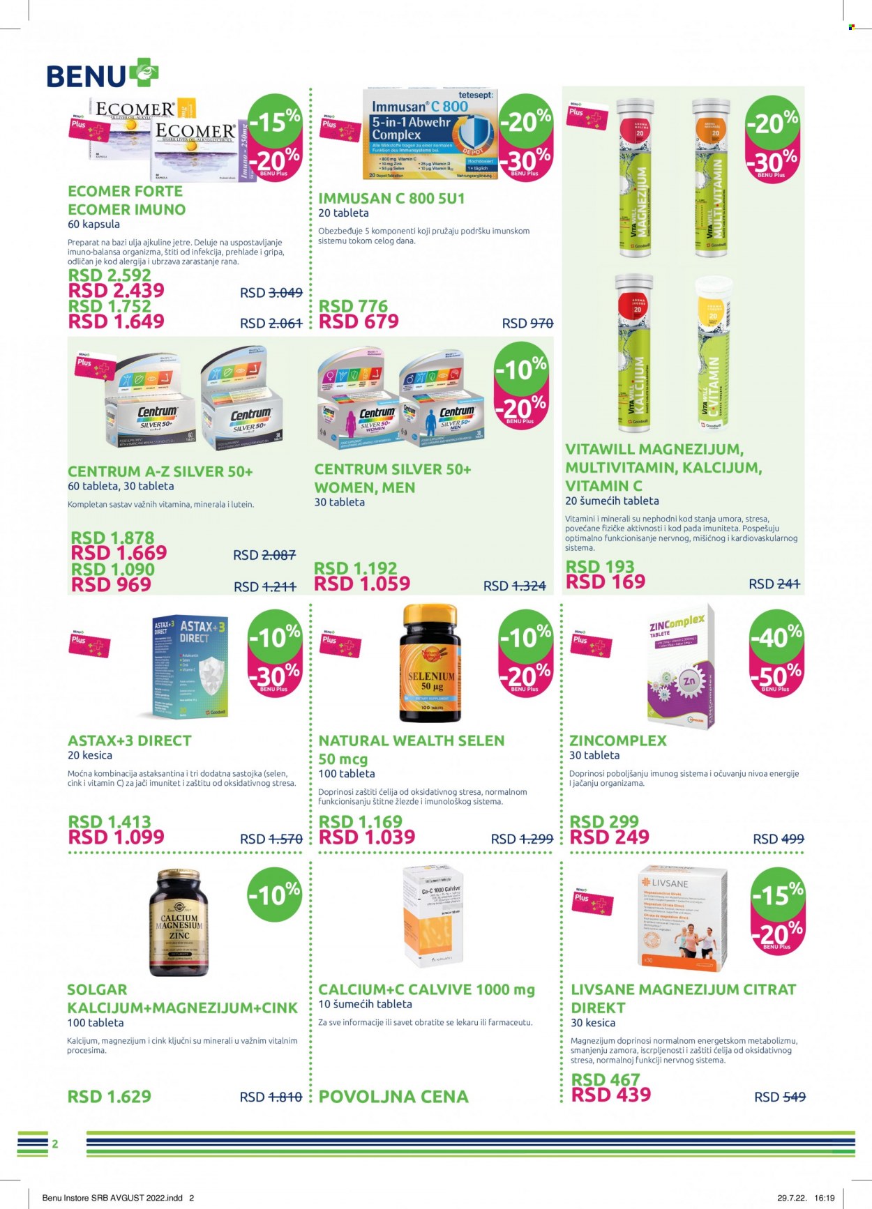 BENU katalog - 01.08.2022 - 31.08.2022. Stranica 2