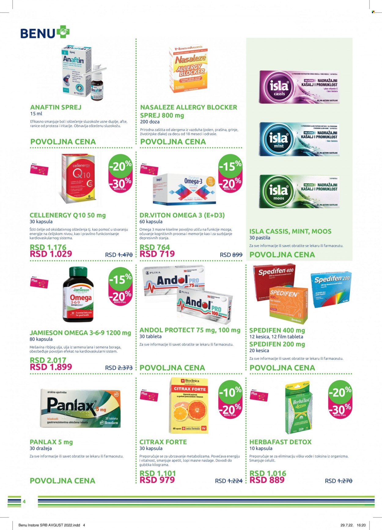 BENU katalog - 01.08.2022 - 31.08.2022. Stranica 4