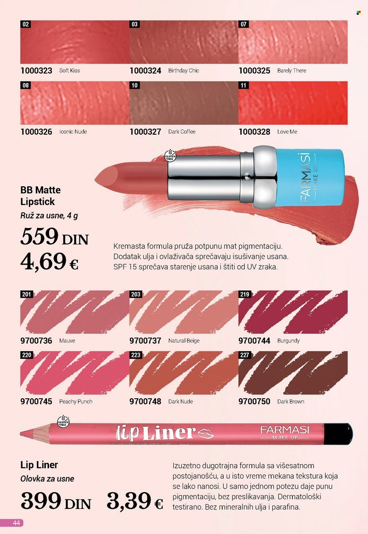 Farmasi katalog - 01.08.2022 - 31.08.2022. Stranica 44