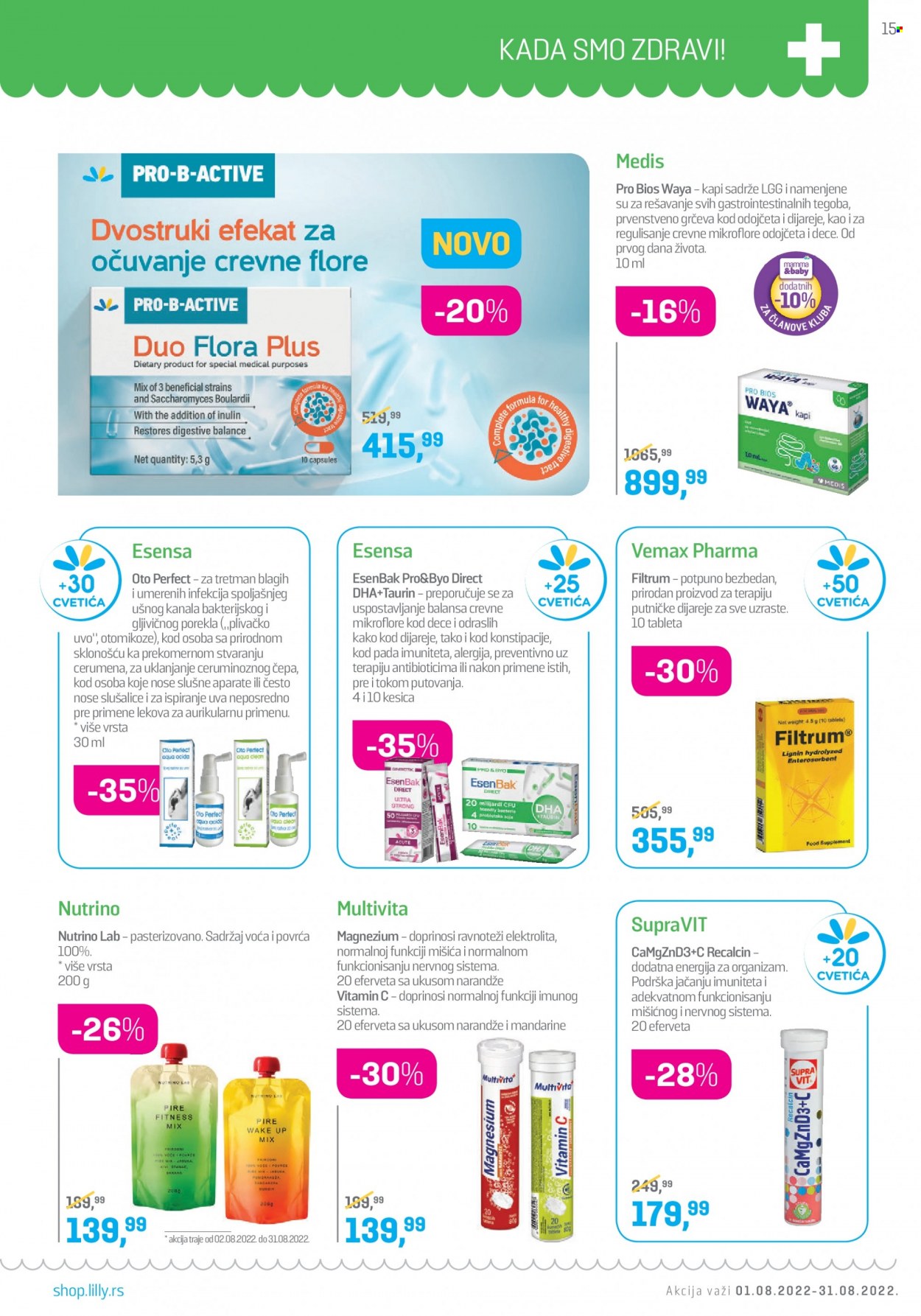 Lilly Drogerie katalog - 01.08.2022 - 31.08.2022. Stranica 15