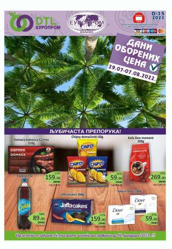 Europrom katalog - 29.07.2022 - 07.08.2022.