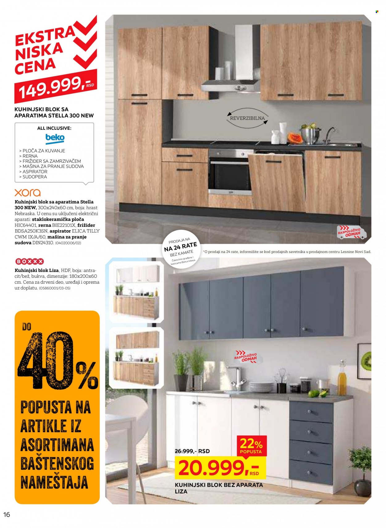 Lesnina XXXL katalog - 01.08.2022 - 28.08.2022. Stranica 16