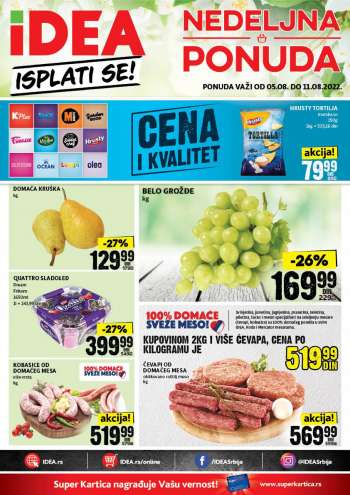 Idea katalog - 05.08.2022 - 11.08.2022.