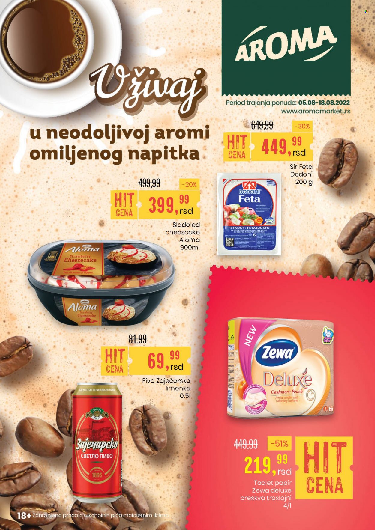 Aroma Market katalog - 05.08.2022 - 18.08.2022. Stranica 1