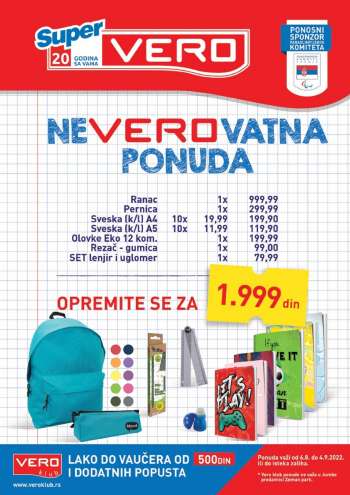 SuperVERO katalog - 06.08.2022 - 04.09.2022.