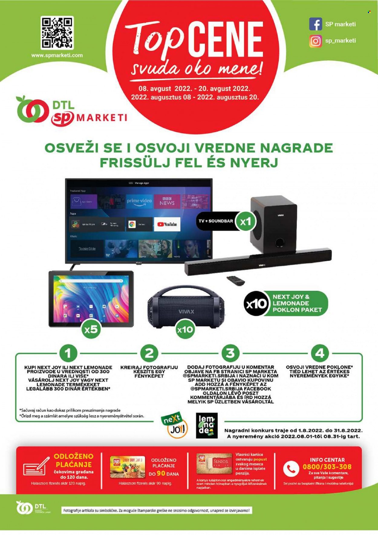 Senta Promet katalog - 08.08.2022 - 20.08.2022. Stranica 1