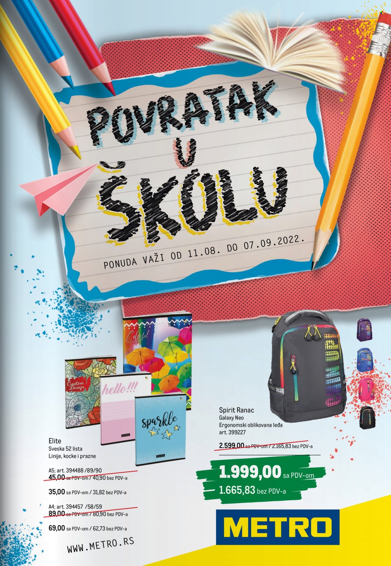 Metro katalog - 11.08.2022 - 07.09.2022. Stranica 1