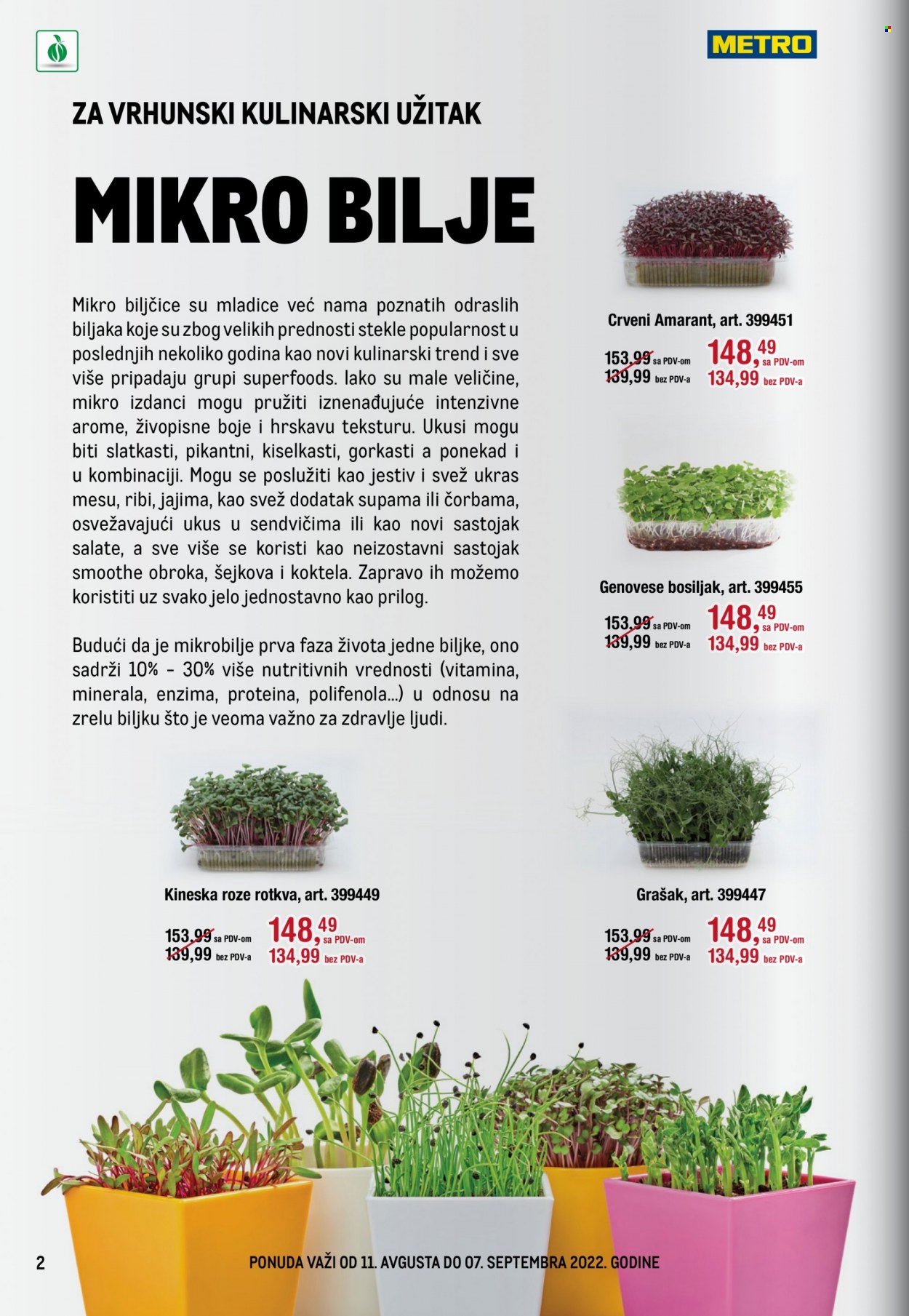 Metro katalog - 11.08.2022 - 07.09.2022. Stranica 2