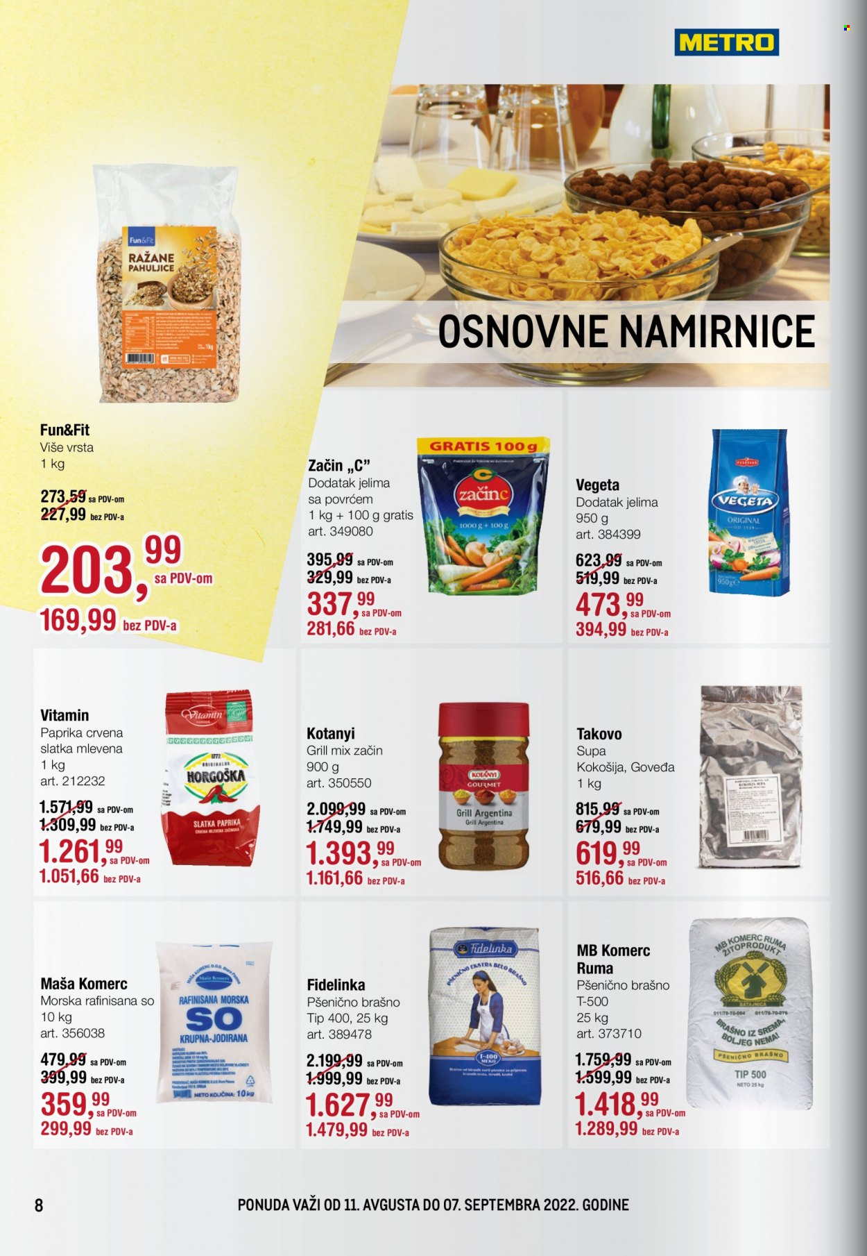 Metro katalog - 11.08.2022 - 07.09.2022. Stranica 8