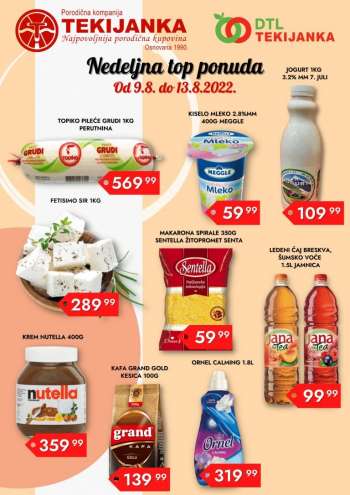 Tekijanka katalog - 09.08.2022 - 13.08.2022.