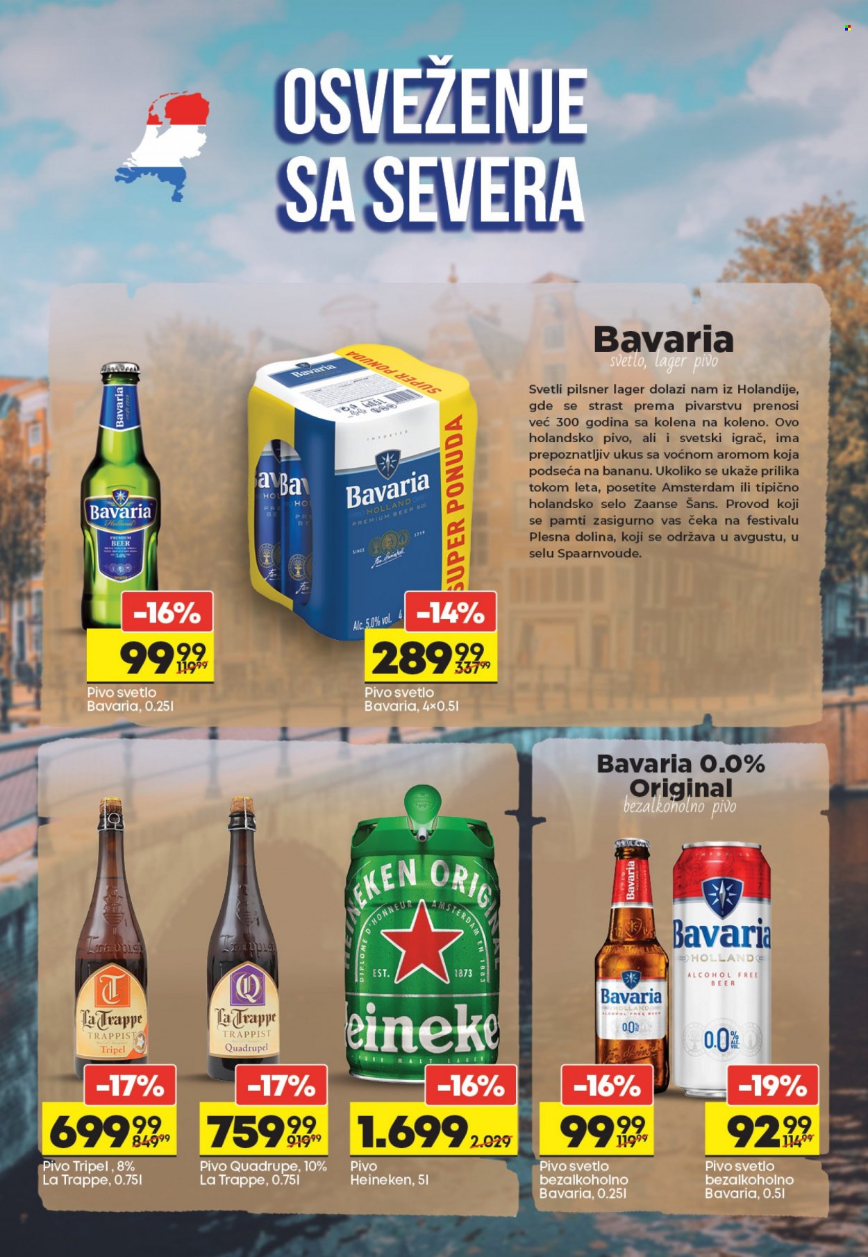 thumbnail - Maxi katalog - 11.08.2022 - 31.08.2022 - Proizvodi na akciji - Heineken, pivo svetle, Bavaria, pivo bezalkoholno, pivo. Stranica 4.