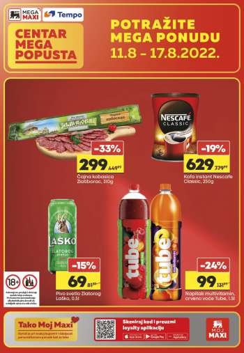 Mega Maxi katalog - 11.08.2022 - 17.08.2022.