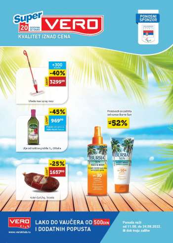 SuperVERO katalog - 11.08.2022 - 24.08.2022.