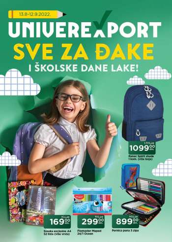 Univerexport katalog - 13.08.2022 - 12.09.2022.