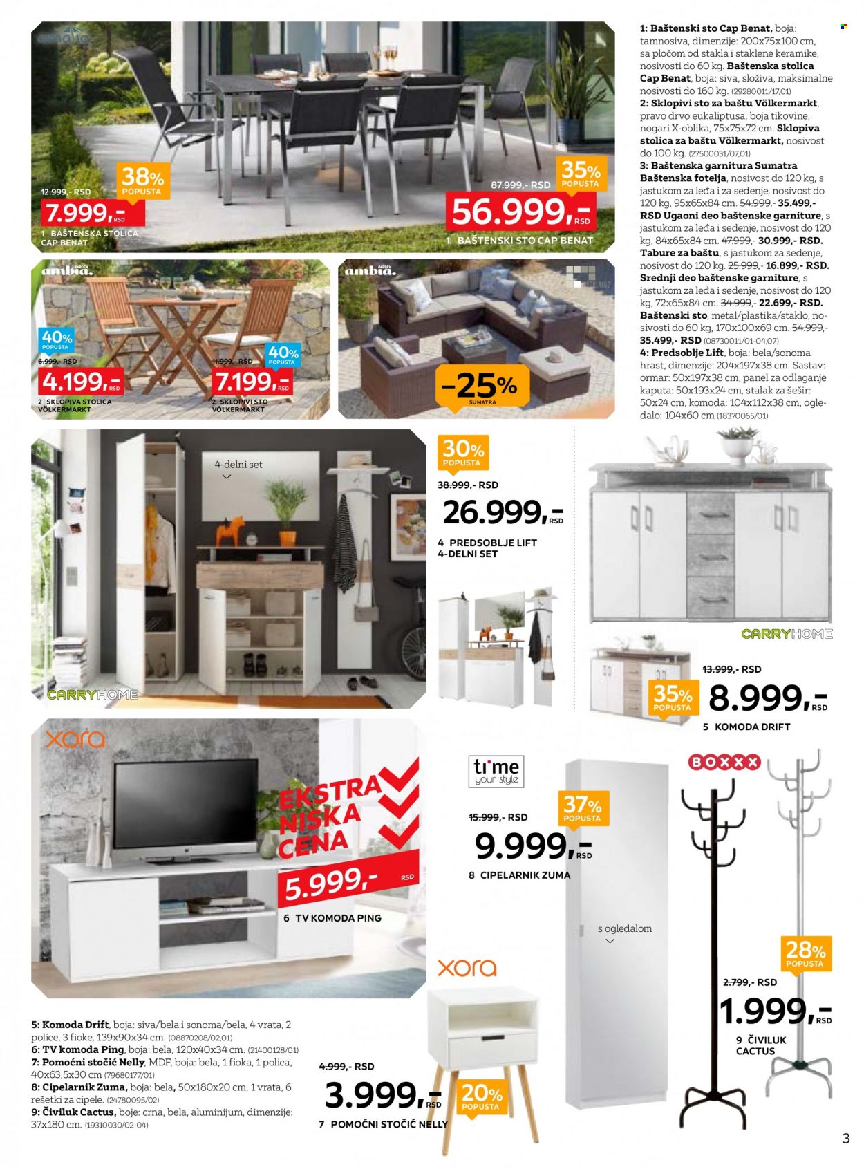 Lesnina XXXL katalog - 15.08.2022 - 28.08.2022. Stranica 3