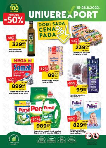 Univerexport katalog - 15.08.2022 - 28.08.2022.