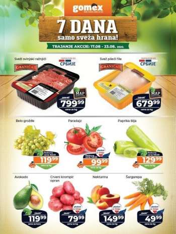 Gomex katalog - 17.08.2022 - 23.08.2022.