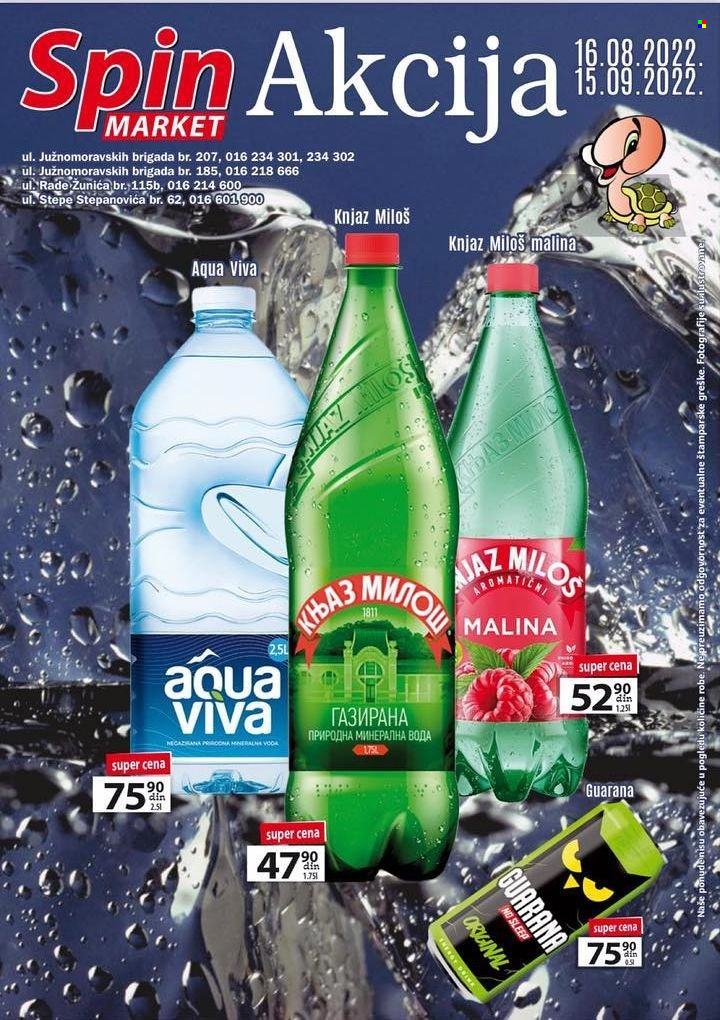 Spin Market katalog - 16.08.2022 - 15.09.2022. Stranica 1
