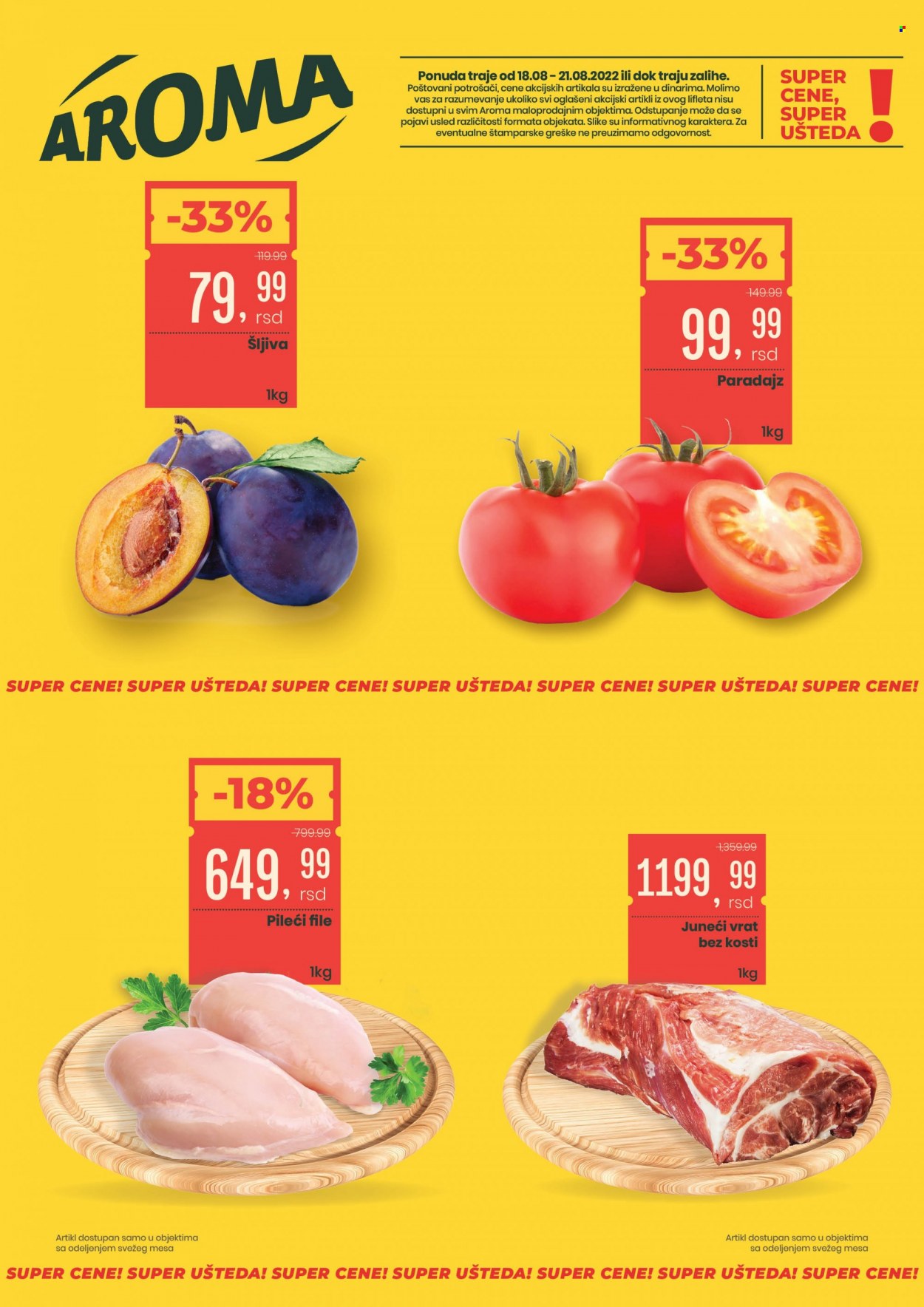 Aroma Market katalog - 18.08.2022 - 21.08.2022. Stranica 1