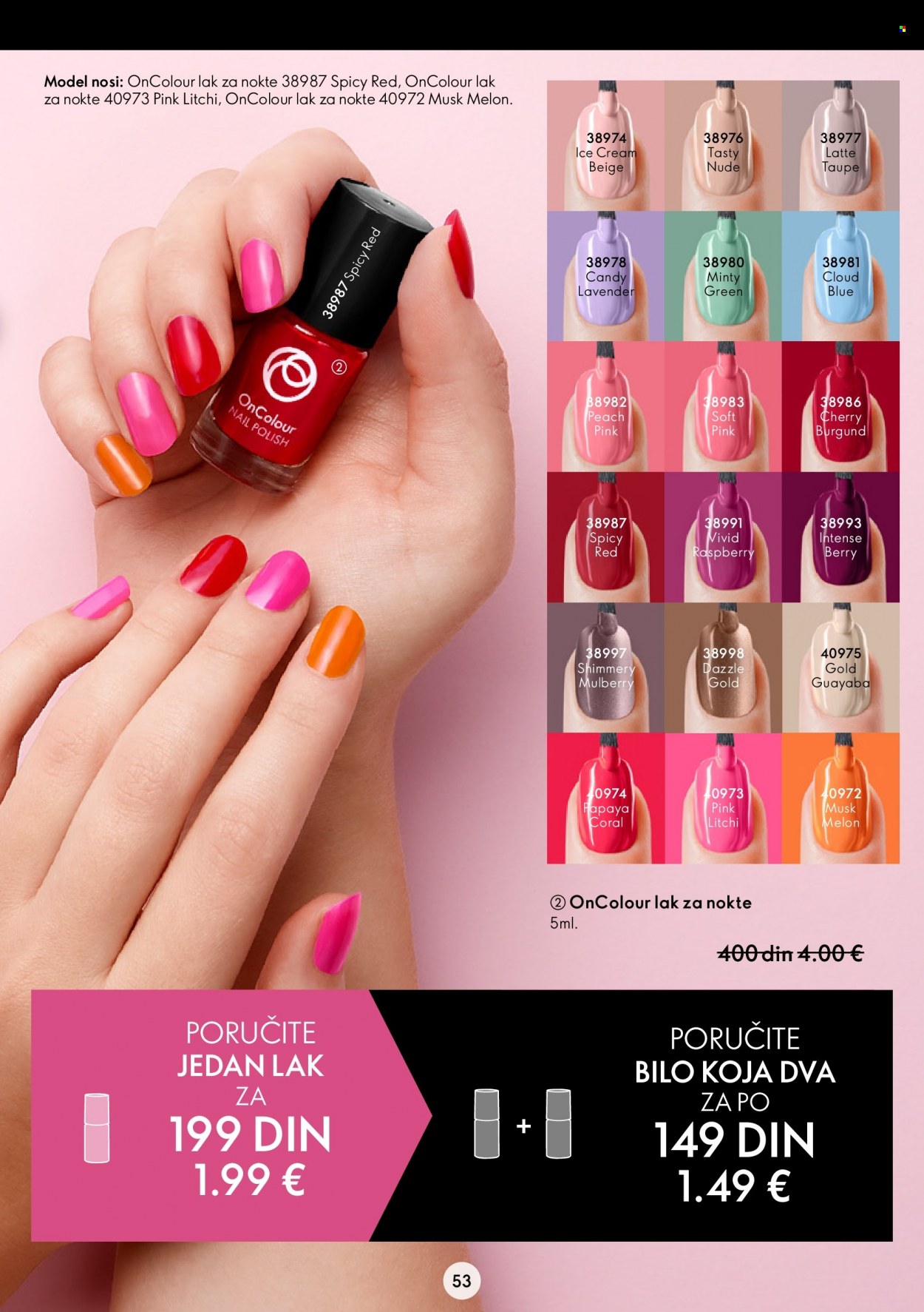 Oriflame katalog - 24.08.2022 - 13.09.2022. Stranica 53