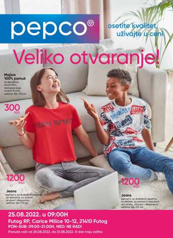Pepco katalog - 25.08.2022 - 31.08.2022.