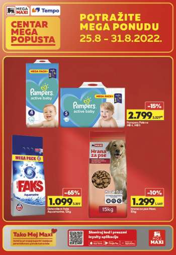 Mega Maxi katalog - 25.08.2022 - 31.08.2022.