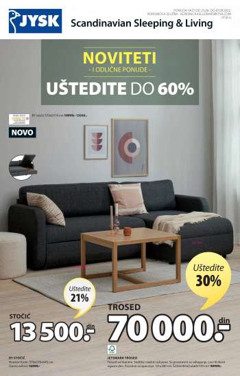 JYSK katalog - 25.08.2022 - 07.09.2022.