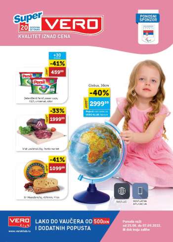 SuperVERO katalog - 25.08.2022 - 07.09.2022.
