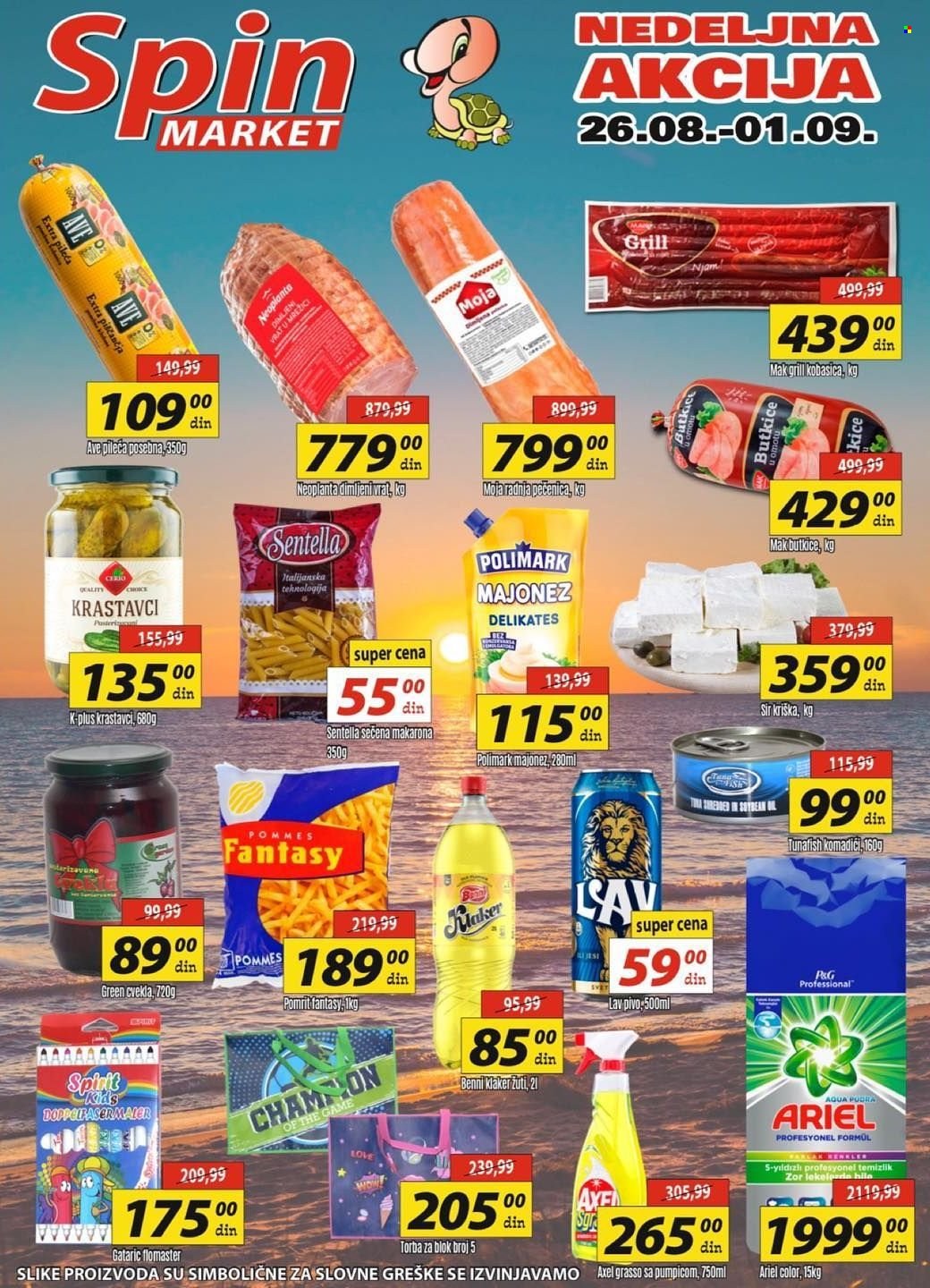 Spin Market katalog - 26.08.2022 - 01.09.2022. Stranica 1