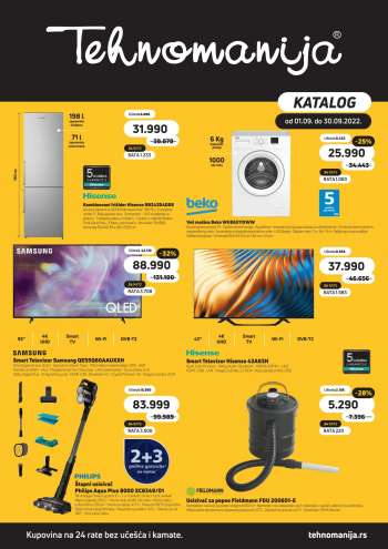 Tehnomanija katalog - 01.09.2022 - 30.09.2022.