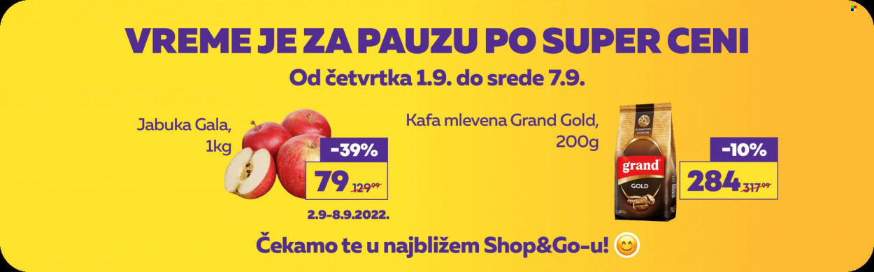 Shop & Go katalog - 01.09.2022 - 07.09.2022. Stranica 1